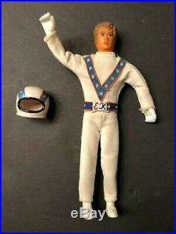Evel Knievel Sidewinder, Launcher, Figure, Helmet, Belt, Box ULTRA RARE