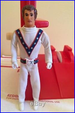 Evel Knievel Stunt Cycle Ideal 1975 With Action Figure Energizer Works