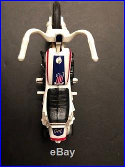 Evel Knievel Stunt Cycle Launcher, Figure, & Instructions by Ideal 1970's
