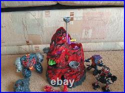 Ex-Large Mighty Max Hasbro90s ToyBundle Doom Zone Heads Figures Skull Mountain