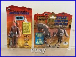 Excel Toy 1975 Little Legends of The West. Sealed Brown & Tan Pinto & Cochise