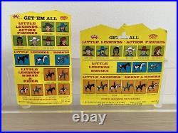 Excel Toy 1975 Little Legends of The West. Sealed Brown & Tan Pinto & Cochise