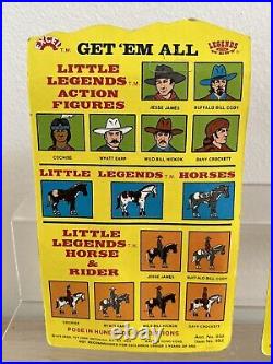 Excel Toy 1975 Little Legends of The West. Sealed Brown & Tan Pinto & Cochise