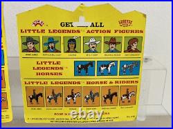 Excel Toy 1975 Little Legends of The West. Sealed Brown & Tan Pinto & Cochise