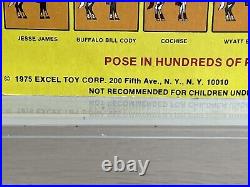 Excel Toy 1975 Little Legends of The West. Sealed Brown & Tan Pinto & Cochise