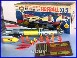 FIREBALL XL5 MPC PLAY SET 1964 COMPLETE with BOX-FIGURES and ACCESSORIES