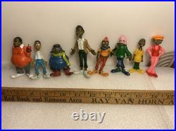 Fat Albert And The Junkyard Gang Cosby Kids Action Figures. Set Of 8