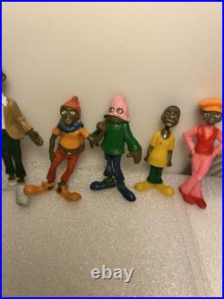 Fat Albert And The Junkyard Gang Cosby Kids Action Figures. Set Of 8