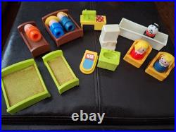 Fisher Price TUDER HOUSE 952 vintage- With Aproximately 50 Accessories