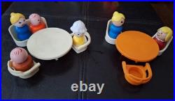 Fisher Price TUDER HOUSE 952 vintage- With Aproximately 50 Accessories