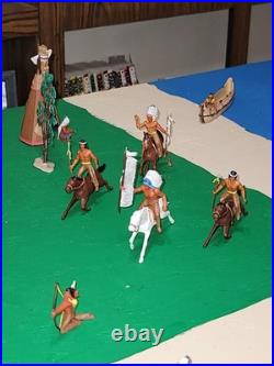 Fort Apache, Diorama, Miniature, D&D, Figurines Hand Painted LOT