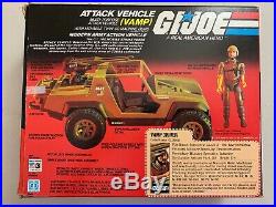 G. I. Joe Attack Vehicle (vamp) Near Complete Figure Included Vintage Hasbro Toy