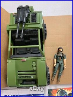 G. I. Joe Attack Vehicle (vamp) Near Complete Figure Included Vintage Hasbro Toy