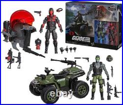 G. I. Joe Classified Series #218, Snake Eyes & Varmint ATV Vs. Stealth Viper
