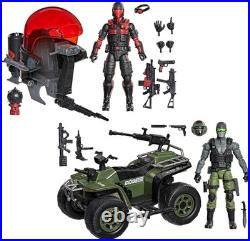 G. I. Joe Classified Series #218, Snake Eyes & Varmint ATV Vs. Stealth Viper