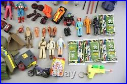 GI JOE Star Wars etc 1980's VINTAGE Action Figure Toy LOT parts accessories