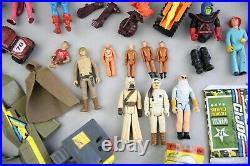 GI JOE Star Wars etc 1980's VINTAGE Action Figure Toy LOT parts accessories