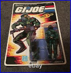 GI Joe 1989 Cobra Night Viper On Card Action Figure Vintage Hasbro Toy MOC NRF