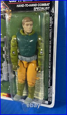 GI Joe CAPT GRID IRON Vintage Toy Action Figure 3 3/4 MOC 1989-1990