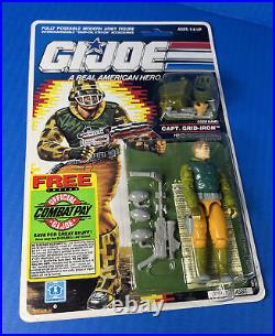 GI Joe CAPT GRID IRON Vintage Toy Action Figure 3 3/4 MOC 1989-1990