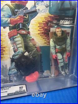 GI Joe DEEP SIX AFA85 Vintage Graded Toy Figure MOC 1989