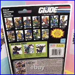 GI Joe Gung-Ho Figure Vintage MOC Arah Authentic 90s Toy Hasbro Uncut Card