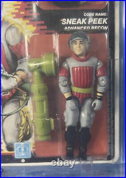 GI Joe SNEAK PEEK AFA80 Vintage Graded Toy Figure MOC 1987