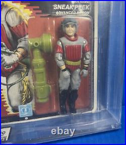 GI Joe SNEAK PEEK AFA80 Vintage Graded Toy Figure MOC 1987