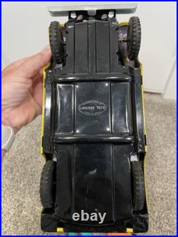 GUMBY and POKEY Vintage Jeep by Lakeside Toys 1966, pressed metal, with figures