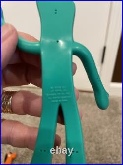 GUMBY and POKEY Vintage Jeep by Lakeside Toys 1966, pressed metal, with figures