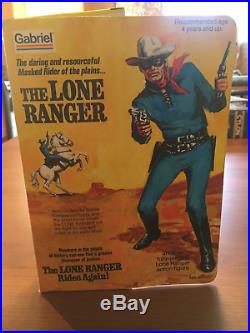 Gabriel Lone Ranger figure. MIB with figure in sealed bag and Comic Book