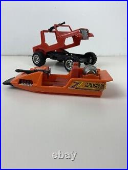 Gator Jeep Boat Mask vtg 1986 figure toy M. A. S. K. Dusty Hayes Hays COMPLETE toy