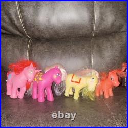 Generation 1 My Little Pony Vintage 1983 Collector's Case with 17 Pony Figures Lot