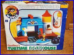 Geoffys world tubtime boathouse Toys R Us 1997 VTG nostalgia water toy