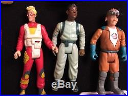 Ghostbusters 1980s HUGE LOT of Vintage Toy Action Figures + Firehouse Play Set