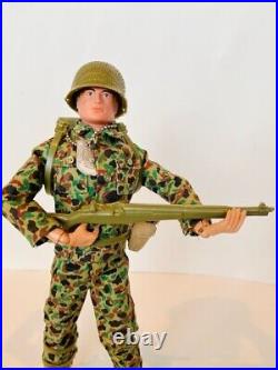 Gi Joe 1964 Action Figure Toy 12 Army Manual FM75-00 Blonde vtg Rifle Helmet US