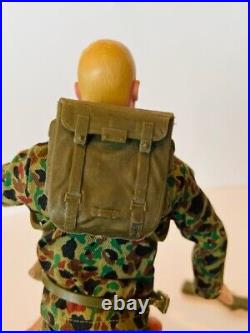 Gi Joe 1964 Action Figure Toy 12 Army Manual FM75-00 Blonde vtg Rifle Helmet US