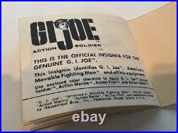 Gi Joe 1964 Action Figure Toy 12 Army Manual FM75-00 Blonde vtg Rifle Helmet US