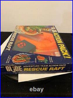 Gi Joe Action Pack Rescue Raft With Original Box Vintage 1971