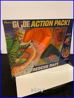 Gi Joe Action Pack Rescue Raft With Original Box Vintage 1971