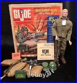 Gi Joe Machine Gun Emplacement Set With Original Box Vintage