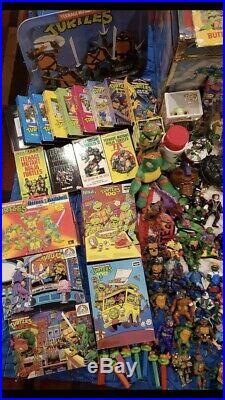 Giant Teenage Mutant Ninja Turtles Toy 100+ Action Figures Lot TMNT Vintage 80s