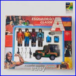 Glasslite Brazil A-team Esquadrão Classe A Vintage Set? Rare Boxed