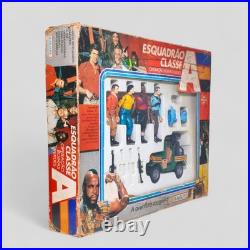 Glasslite Brazil A-team Esquadrão Classe A Vintage Set? Rare Boxed