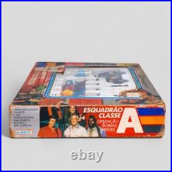 Glasslite Brazil A-team Esquadrão Classe A Vintage Set? Rare Boxed