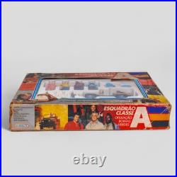 Glasslite Brazil A-team Esquadrão Classe A Vintage Set? Rare Boxed