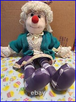 Granny Garbanzo 1997 The Big Comfy Couch Plush And Loonette 24 Rare Vintage Toy