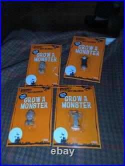 Grow A Monster Vintage Toy Figures Lot Of 4