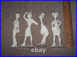 HARTLAND Plastics hard plastic 4 prototype test HORRIBLES monster alien playset
