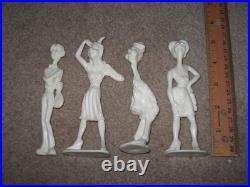 HARTLAND Plastics hard plastic 4 prototype test HORRIBLES monster alien playset